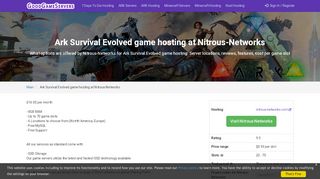 Ark Survival Evolved game hosting at Nitrous-Networks ... - Nitropanel Sign Up