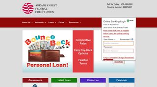 
                            5. Arkansas Best Federal Credit Union - Ar Fed Credit Union Portal