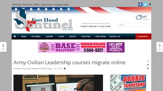 
Army Civilian Leadership courses migrate online | News ...
