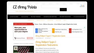 
                            8. Army Skillport Login & Registration Guide | EZ Army Points - Army Elearning Portal