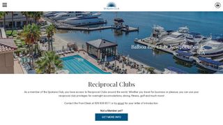 
As a member of the Spokane Club, you have access to ...  
