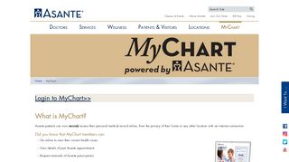 
                            1. Asante MyChart - Asante - Asante Patient Portal