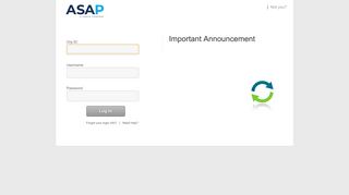 
                            1. ASAP - Registration & Management Solutions - Asap Connected Portal