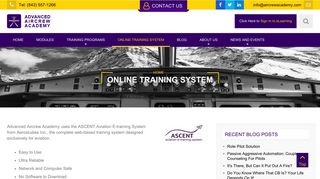 
                            2. ASCENT Online Training System - E Training System For ... - Aerostudies Login
