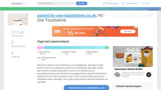 
                            2. ascent.hc-one-touchstone.co.uk — HC-One ... - Accessify - Hc1 Touchstone Login