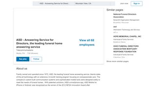 
                            7. ASD - Answering Service for Directors, the leading funeral ... - Asd Answering Service Portal