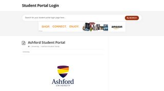 
                            5. Ashford Student Portal - Student Portal Login