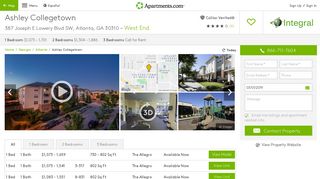 
                            8. Ashley Collegetown Apartments - Atlanta, GA | Apartments.com - Ashley Collegetown Portal
