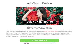 
                            3. AsiaCharm Review | Truth About Asian Mail Order Brides (with ... - Asia Charm Login
