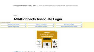 
                            5. ASMConnects Associate Login - Find the Easiest way to Login ... - Asmconnects Email Portal