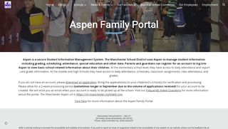 
                            2. Aspen Family Portal - Manchester School District - Aspen Portal Manchester