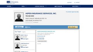 
                            8. Aspen Insurance Services, Inc. - Las Vegas, NV Insurance Agent - Aspen Insurance Agent Portal