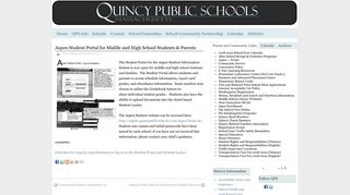 
Aspen Student Portal for Middle and High School Students ...
