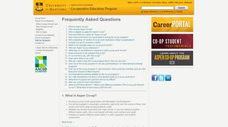 
                            5. Asper School of Business - Co-op - Frequently ... - University of Manitoba - Asper Career Portal