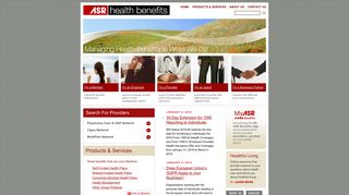 
                            2. ASR Health Benefits - Home - Asr Provider Portal