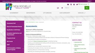 
                            3. Assessments | New Rochelle, NY - New Rochelle Property Portal