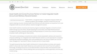 
Asset Health and ConnectYourCare Partner to Create Integrated ...
