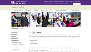 
                            6. Assignments | University of Wisconsin-Whitewater - UW-Whitewater - Uww Housing Portal