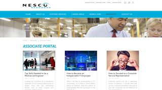 
                            1. Associate Portal - Nesco Resource - Self Portal Login Nesco