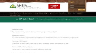 
                            5. -Association of Conservation and Hunter Education Instructors - Aheia Portal