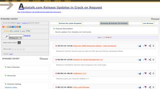 
                            3. Astatalk.com Release Updates in Crack on Request - Astatalk Login