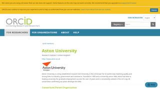 
                            7. Aston University - ORCID - Aston Uni Sign In