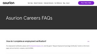 
                            7. Asurion Careers FAQs | Asurion - Asurion Application Portal