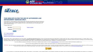 
                            4. ATF Online - eTrace - Welcome to eTrace - Atf Sign In