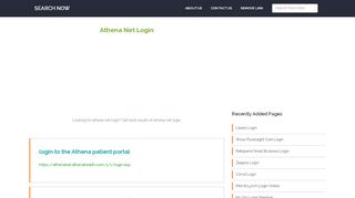 
                            8. Athena Net Login - Search Now - Https Athenanet Athenahealth Com 1 26 Portal Esp