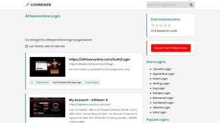 Athleanonline Login - Find the desired login page straight! - Athleanonline Portal