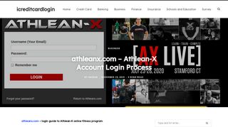 athleanx.com - Athlean-X Account Login Process - iCredit - Athleanonline Portal