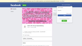 
                            13. Atid's 5th Annual Speeddating - Facebook - Atids Portal