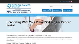 
                            5. Atlanta, GA | Patient Portal - Georgia Cancer Specialists - Www Northsidehospital Com Patient Portal