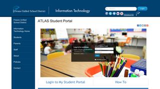 
                            2. ATLAS Student Portal - Fresno Unified School District - Atlas Staff Portal