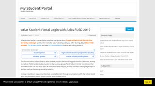 
                            2. Atlas Student Portal Login and Complete Information - My Student Portal - Edison Atlas Student Portal