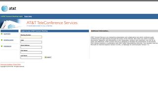 
                            7. AT&T Connect Meeting Login - Att Web Meeting Portal