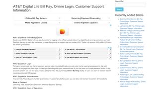 
                            8. AT&T Digital Life Bill Pay, Online Login, Customer Support ... - Https My Digitallife Att Com Dl Portal
