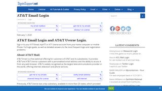 
                            8. AT&T Email Login - ATT.net - ATT Uverse Login - MyATT - Att Com Olam Portal