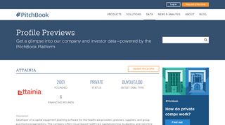 
                            1. Attainia Company Profile: Funding & Investors | PitchBook - Attainia Portal