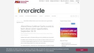 
                            2. Attend these Goldman Sachs events to learn about career ... - Goldman Sachs Events Portal