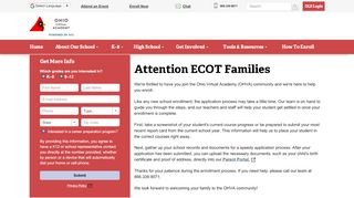 
                            1. Attention ECOT Families | Ohio Virtual Academy