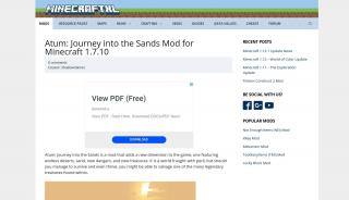 
                            7. Atum: Journey into the Sands Mod Download for Minecraft - Minecraft XL - Atum Portal