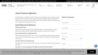 
                            7. Audi Finance & Payment Options | Audi Ontario near LA - Audi Finance Canada Portal