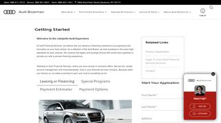 
                            6. Audi Financial Services - Audi Bozeman - Audi Finance Canada Portal