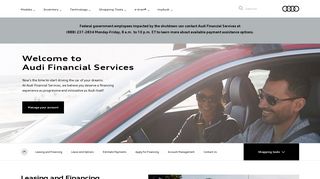 
                            4. Audi Financial Services | Car Payment Estimator & Leasing ... - Audi Finance Canada Portal