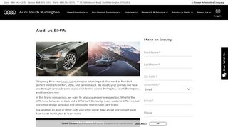
Audi vs BMW | Audi South Burlington Dealership VT  
