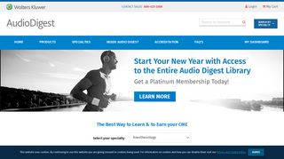 
                            3. Audio Digest - Audio Digest Platinum Membership Portal