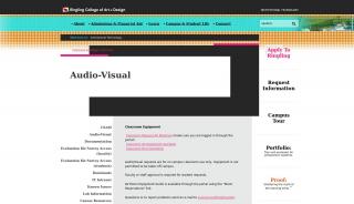 
                            4. Audio-Visual - Institutional Technology - Ringling Edu Portal
