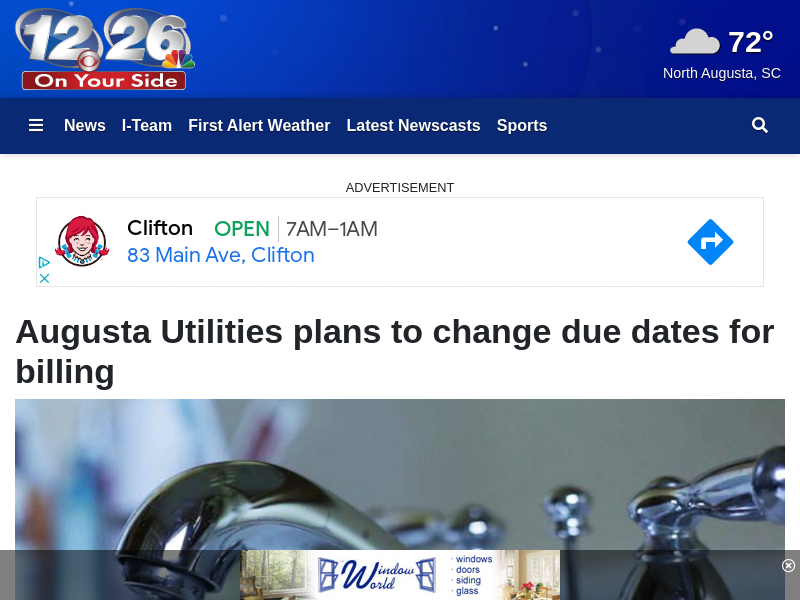 
                            10. Augusta Utilities plans to change due dates for billing