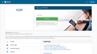 
                            2. AUM | Pay Your Bill Online | doxo.com